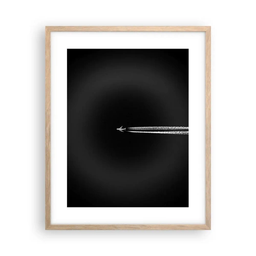 Póster en marco roble claro - En otra dimensión - 40x50 cm
