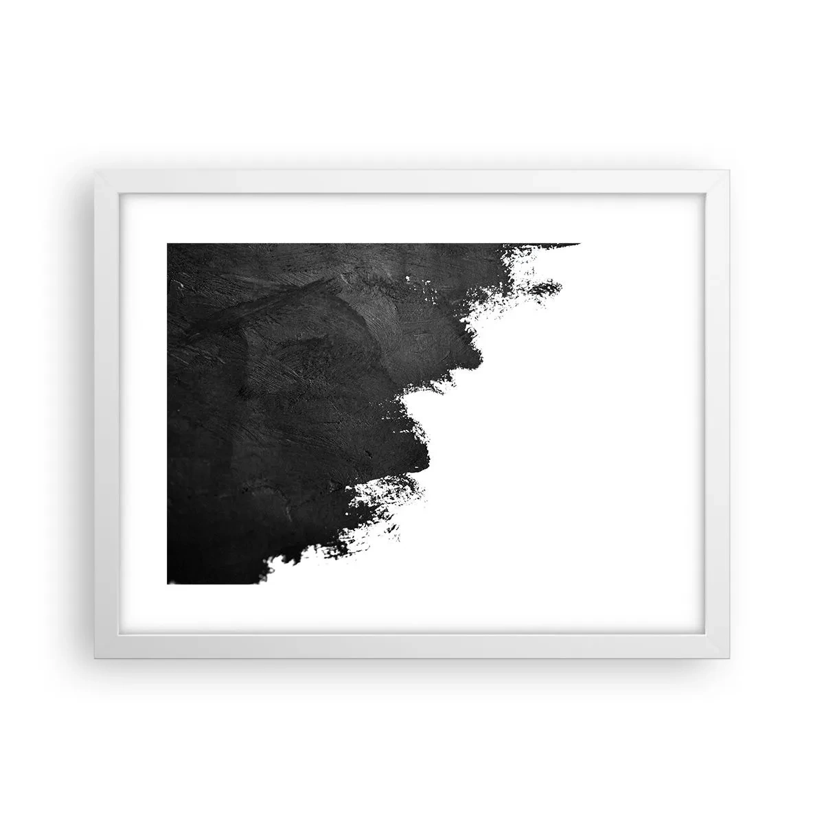 Póster en marco blanco - Elementos: tierra - 40x30 cm