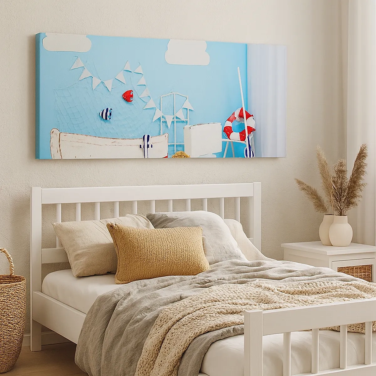 Cuadro sobre lienzo - Impresión de Imagen - El ansia de aventura de un niño - 30x30 cm