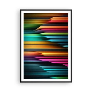 Póster en marco negro - Órgano luminoso - 70x100 cm