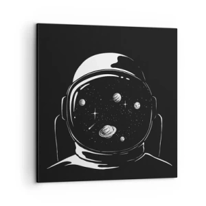 Cuadro sobre lienzo - Impresión de Imagen - Bonita vista - 50x50 cm