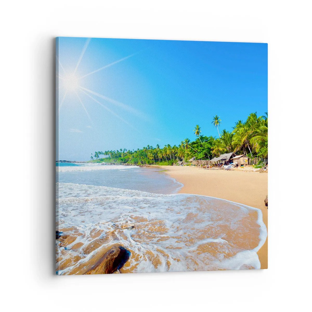 Cuadro sobre lienzo - Impresión de Imagen - Un lugar exótico para ti - 70x70 cm