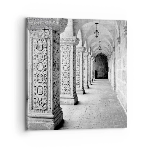 Cuadro sobre lienzo - Impresión de Imagen - ¿Y adónde nos llevará...? - 70x70 cm