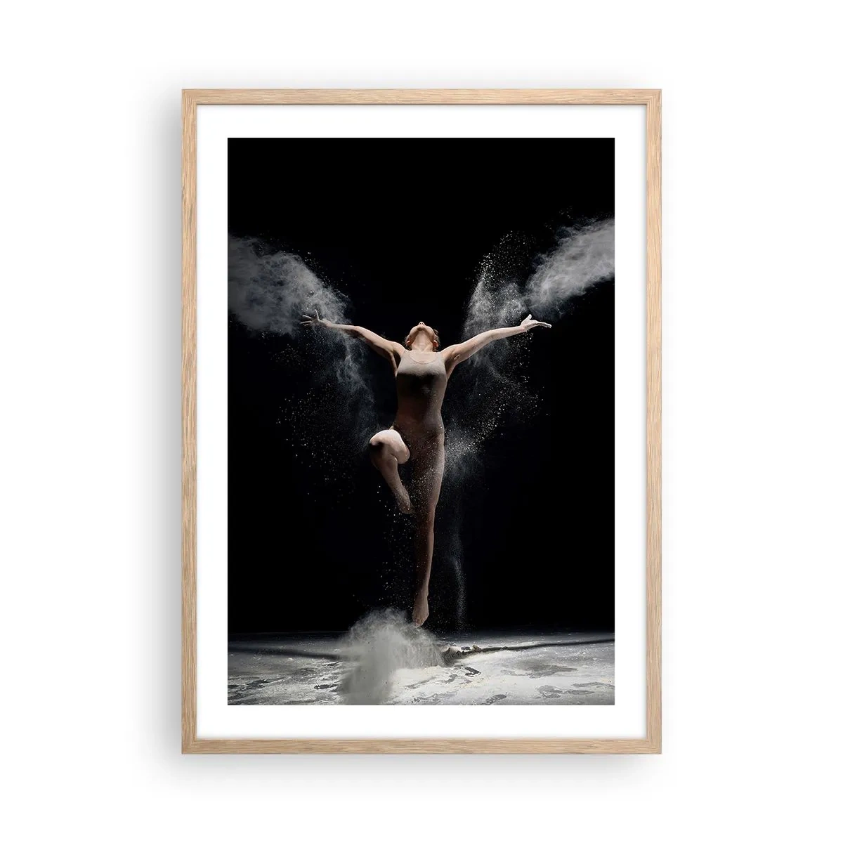 Póster en marco roble claro - Los duendes existen - 50x70 cm