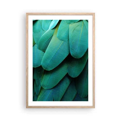 Póster en marco roble claro - La precisión de la naturaleza - 50x70 cm