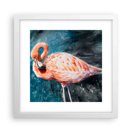 Póster en marco blanco - Decorativo por naturaleza - 30x30 cm