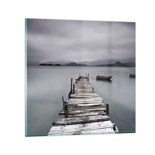 Cuadro sobre vidrio - Impresiones sobre Vidrio - Mañana partimos - 40x40 cm