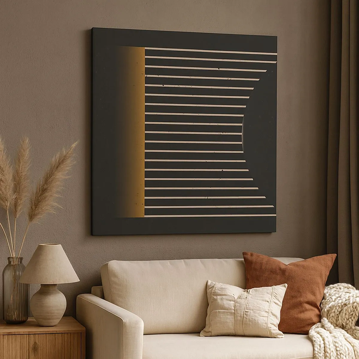 Cuadro sobre lienzo - Impresión de Imagen - Explorar la oscuridad - 30x30 cm