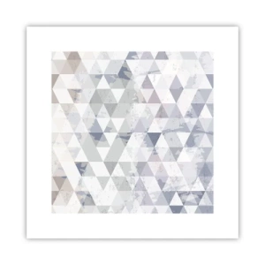 Póster - A ritmo de triángulo - 30x30 cm