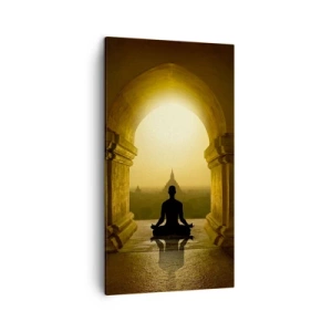 Cuadro sobre lienzo - Impresión de Imagen - Armonía total - 45x80 cm