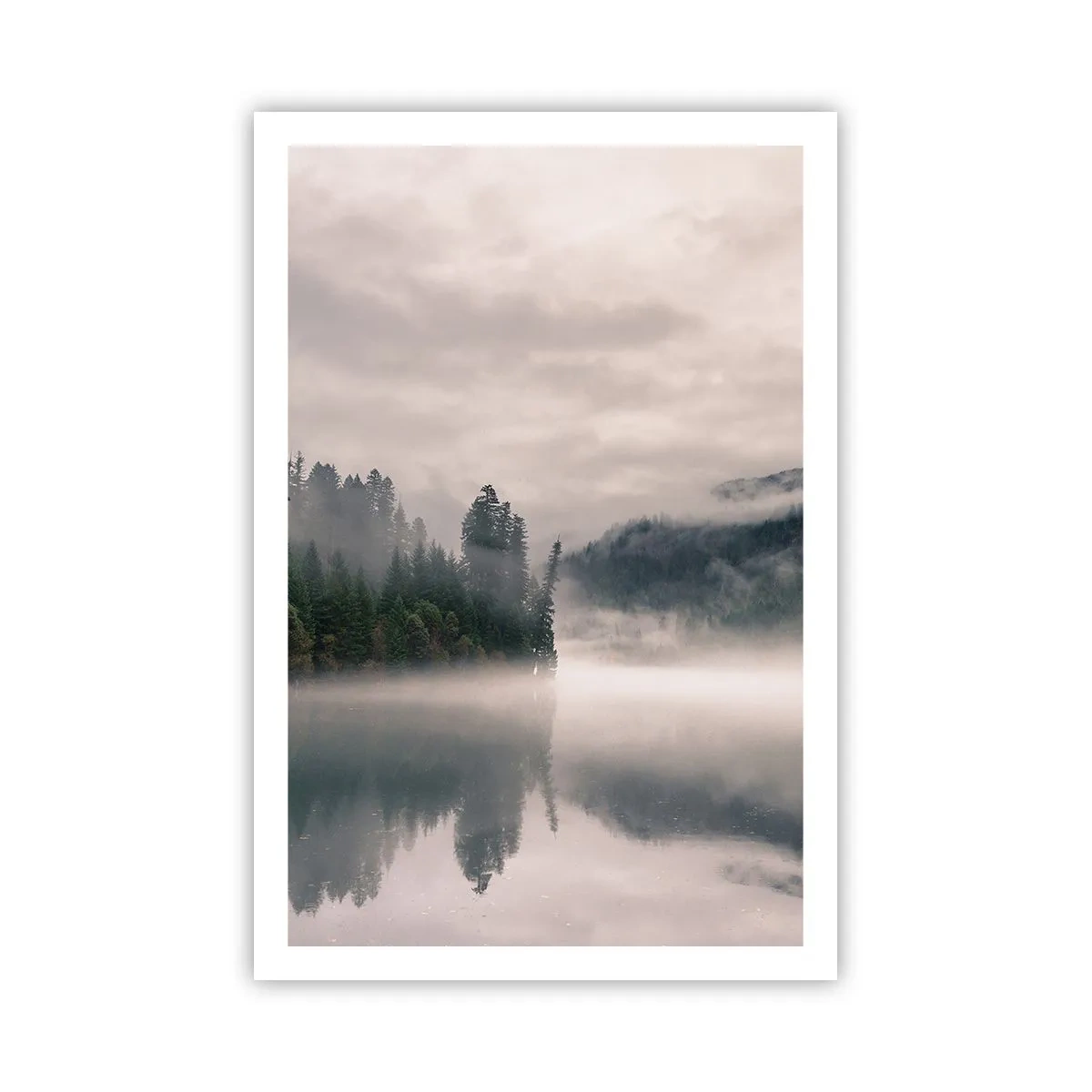 Póster - En el ensueño, en la niebla - 61x91 cm