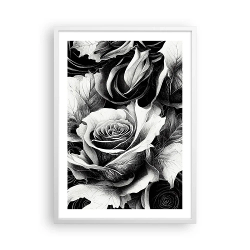 Póster en marco blanco - Siempre como una reina - 50x70 cm