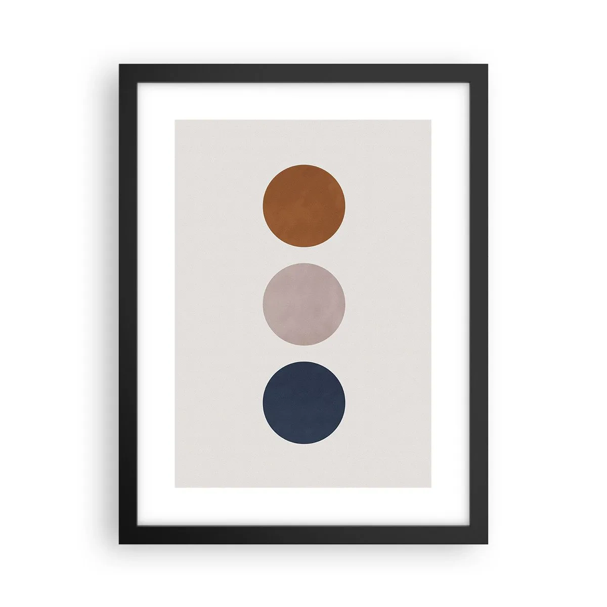 Póster en marco negro - Símbolo de perfección - 30x40 cm