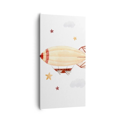 Cuadro sobre lienzo - Impresión de Imagen - Dirigible - 65x120 cm