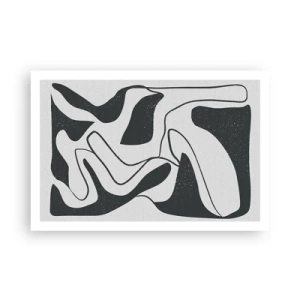 Póster - Juego abstracto en un laberinto - 91x61 cm