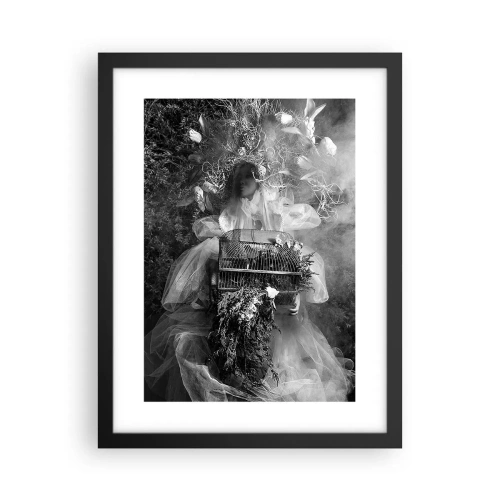Póster en marco negro - La madre misma - La naturaleza - 30x40 cm