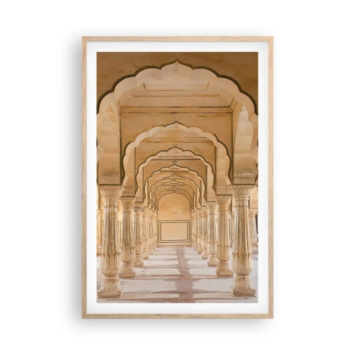 Póster en marco roble claro - En el palacio del sultán - 61x91 cm