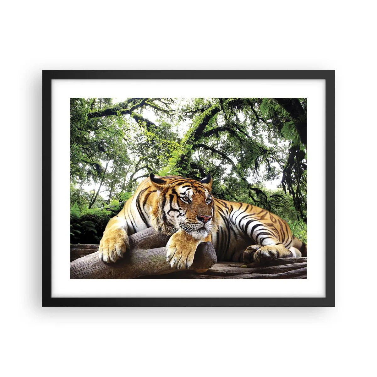 Póster en marco negro - Atentamente - 50x40 cm