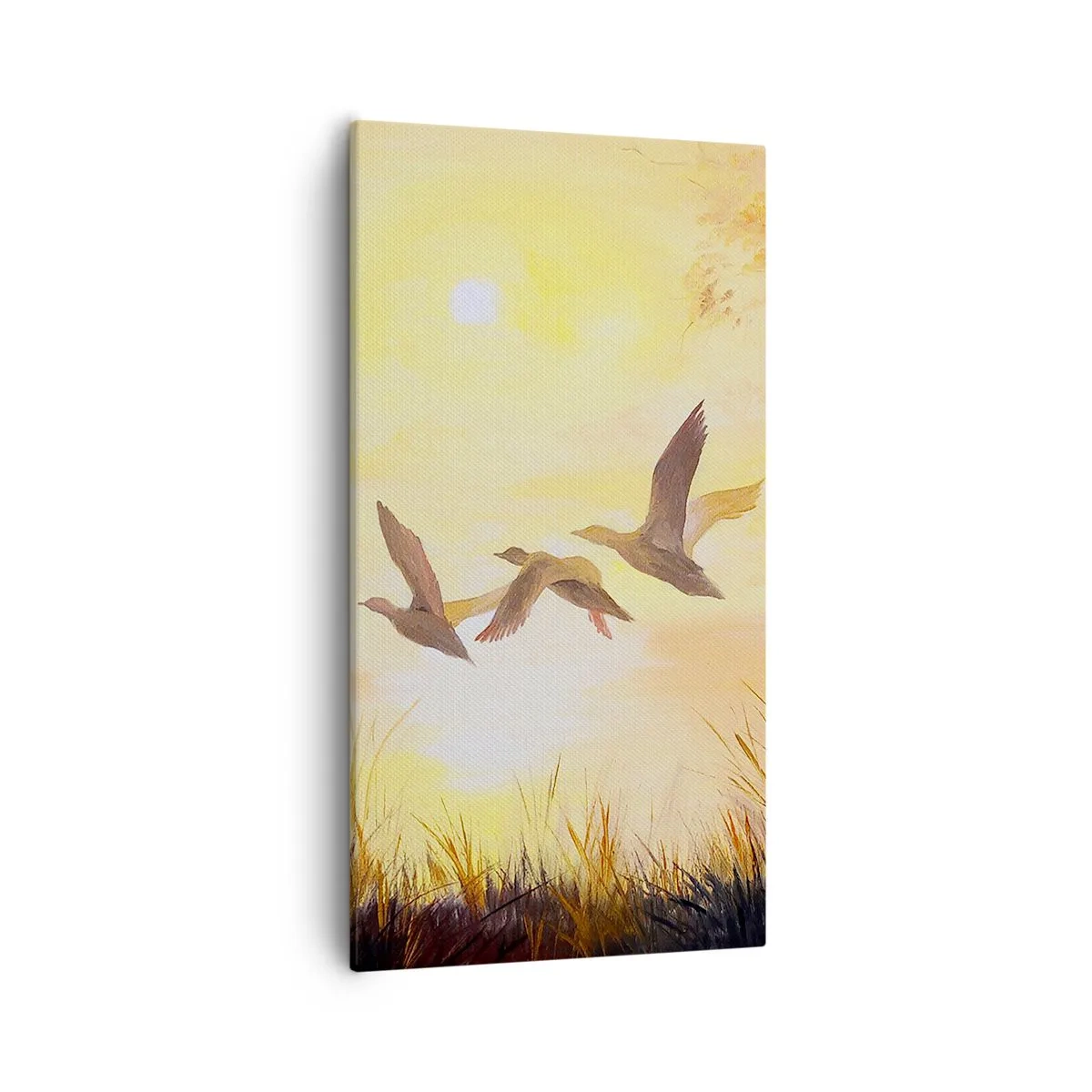 Cuadro sobre lienzo - Impresión de Imagen - El comienzo de un largo viaje - 55x100 cm