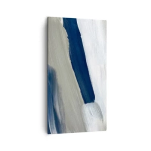 Cuadro sobre lienzo - Impresión de Imagen - Encuentro con el blanco - 45x80 cm