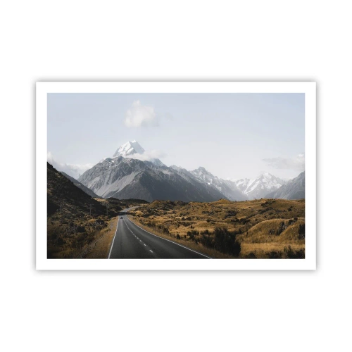 Póster - El camino al corazón de las montañas - 91x61 cm
