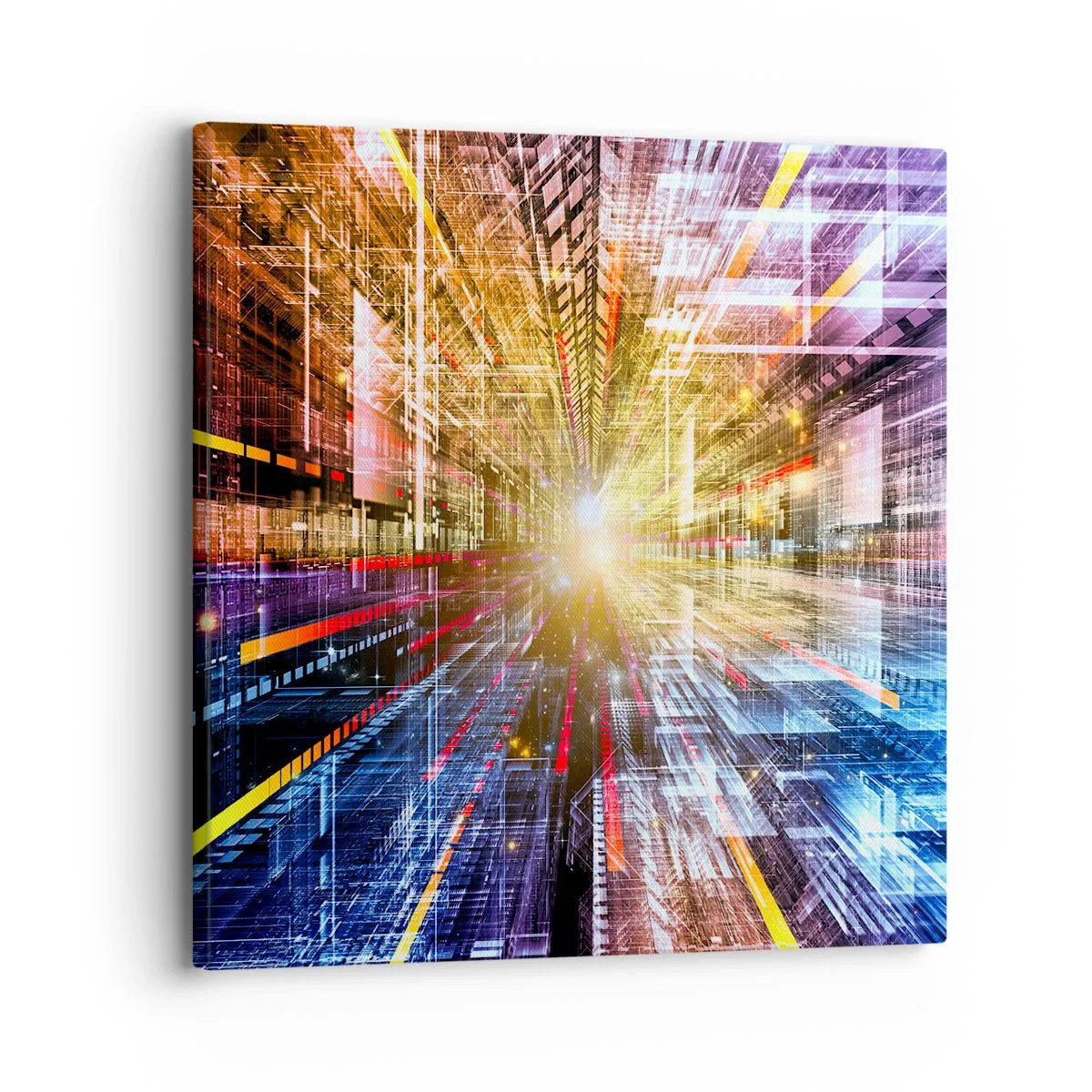 Cuadro sobre lienzo - Impresión de Imagen - Un pasillo luminoso - 30x30 cm