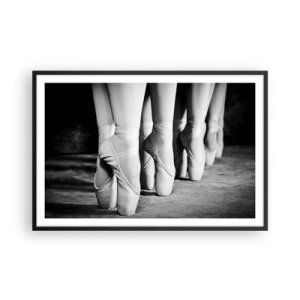 Póster en marco negro - En conjunto y al unísono - 91x61 cm