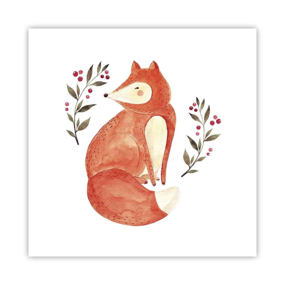 Póster - Pequeño pelirrojo - 50x50 cm