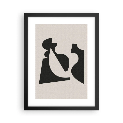 Póster en marco negro - Para automontaje - 30x40 cm