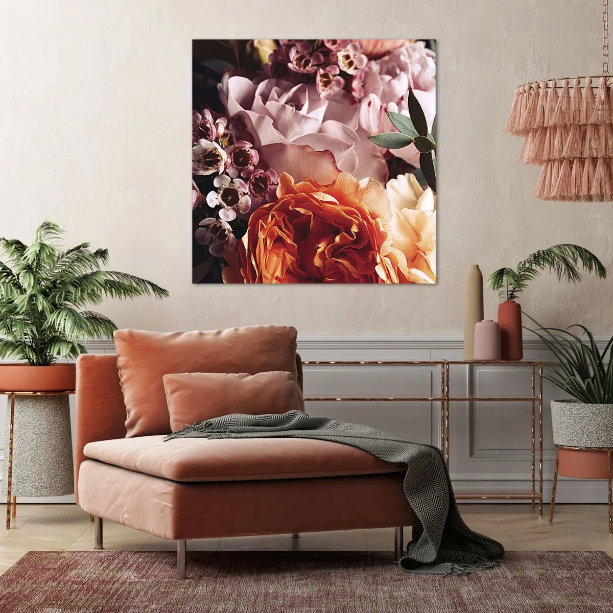 Cuadro sobre lienzo - Impresión de Imagen - Belleza envolvente - 50x50 cm