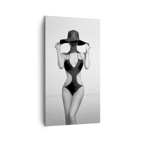 Cuadro sobre lienzo - Impresión de Imagen - Mi nombre es Elegancia - 45x80 cm