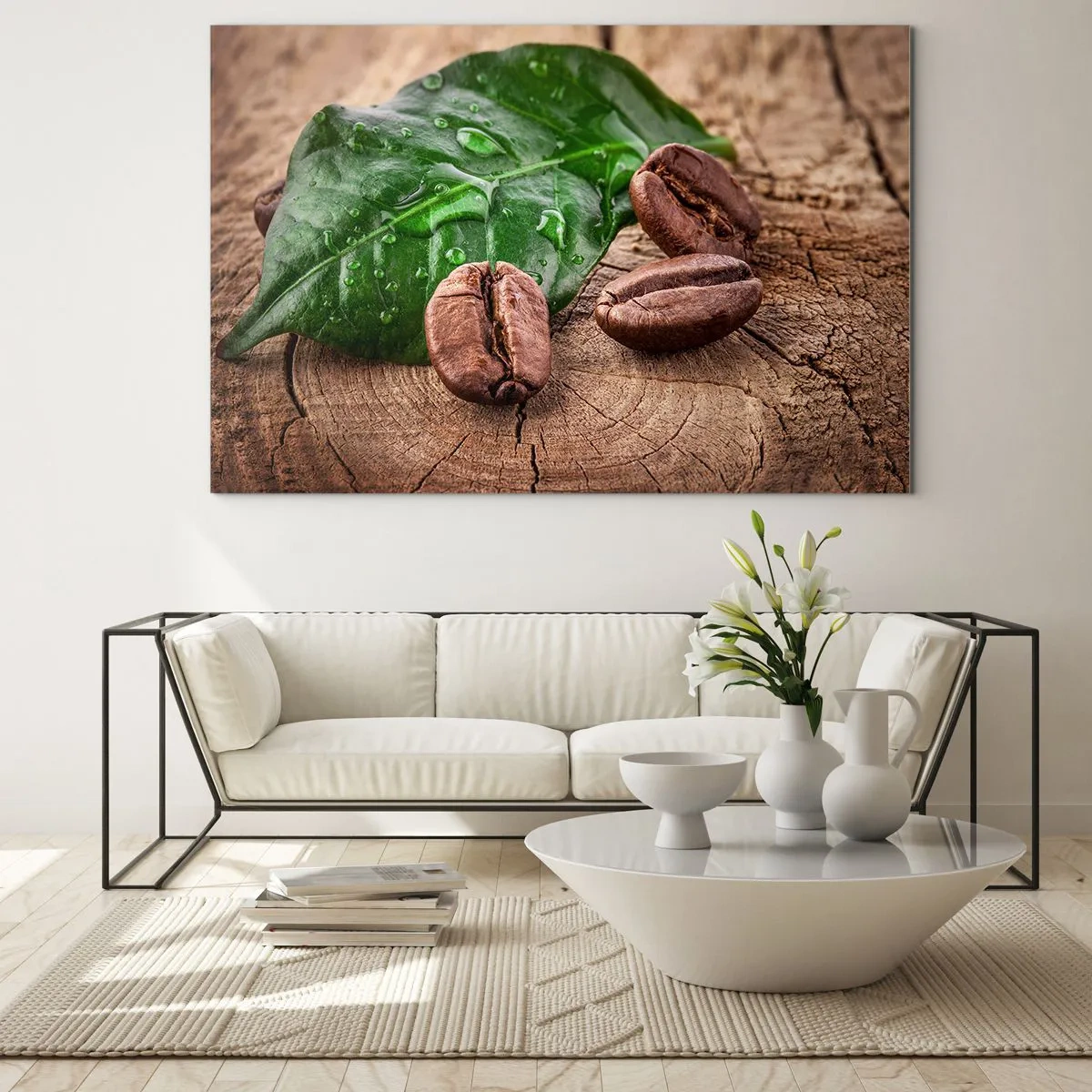 Cuadro sobre vidrio - Impresiones sobre Vidrio - El auténtico y negro - 70x50 cm