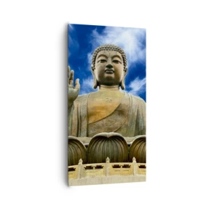 Cuadro sobre lienzo - Impresión de Imagen - Vivir sin miedo - 65x120 cm