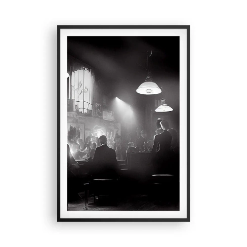 Póster en marco negro - En clave de jazz - 61x91 cm