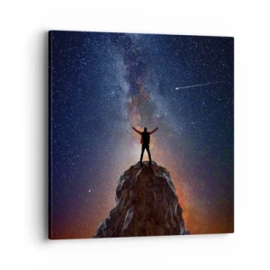 Cuadro sobre lienzo - Impresión de Imagen - ¡El poder está conmigo! - 40x40 cm