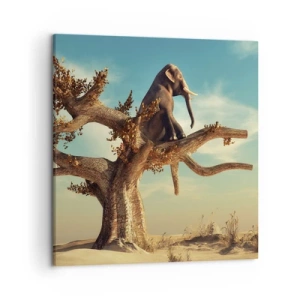 Cuadro sobre lienzo - Impresión de Imagen - Un nuevo punto de vista - 50x50 cm