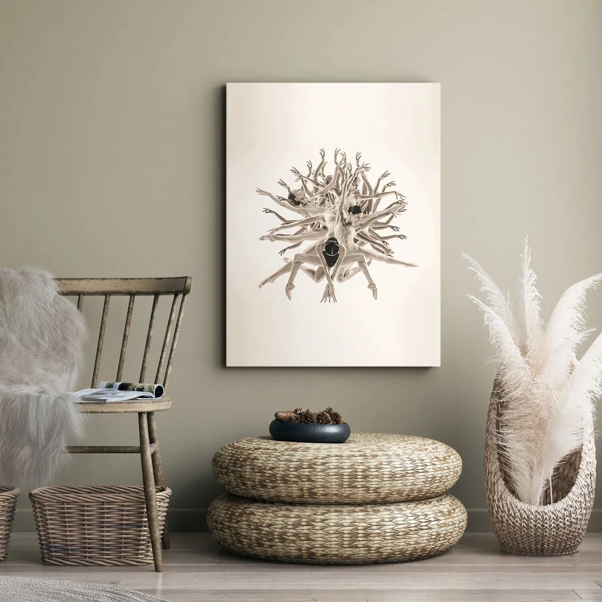 Cuadro sobre lienzo - Impresión de Imagen - Floreciendo en la danza - 55x100 cm