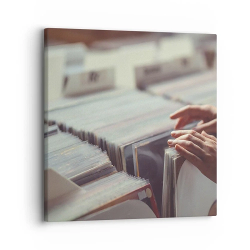 Cuadro sobre lienzo - Impresión de Imagen - En busca de emociones - 30x30 cm