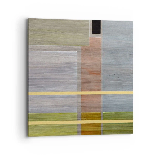 Cuadro sobre lienzo - Impresión de Imagen - Recto y tranquilo - 70x70 cm