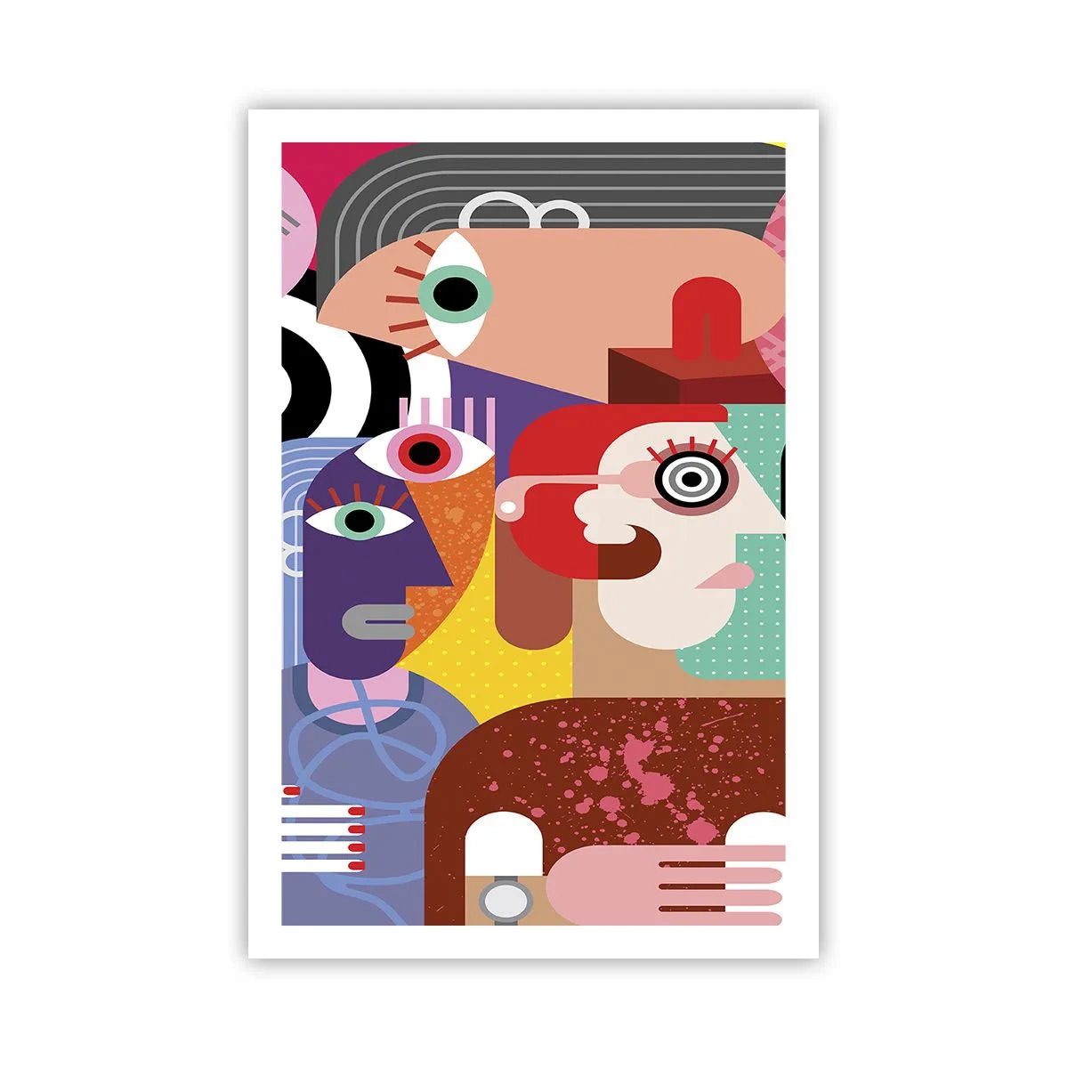 Póster - Estilo Picasso - 61x91 cm