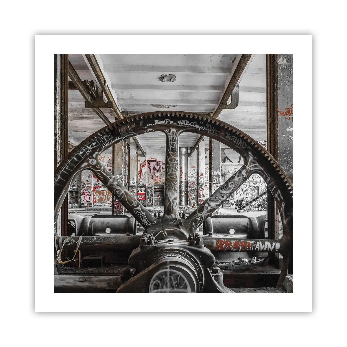 Póster - La vida secreta de una fábrica - 50x50 cm