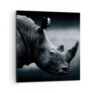 Cuadro sobre lienzo - Impresión de Imagen - Perfil derecho - 60x60 cm