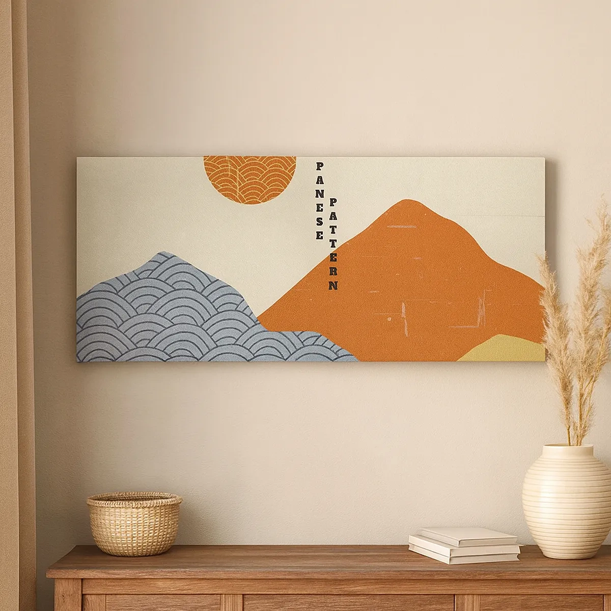 Cuadro sobre lienzo - Impresión de Imagen - En el espíritu japonés - 30x30 cm