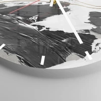 Esfera sin numeración, con rayas