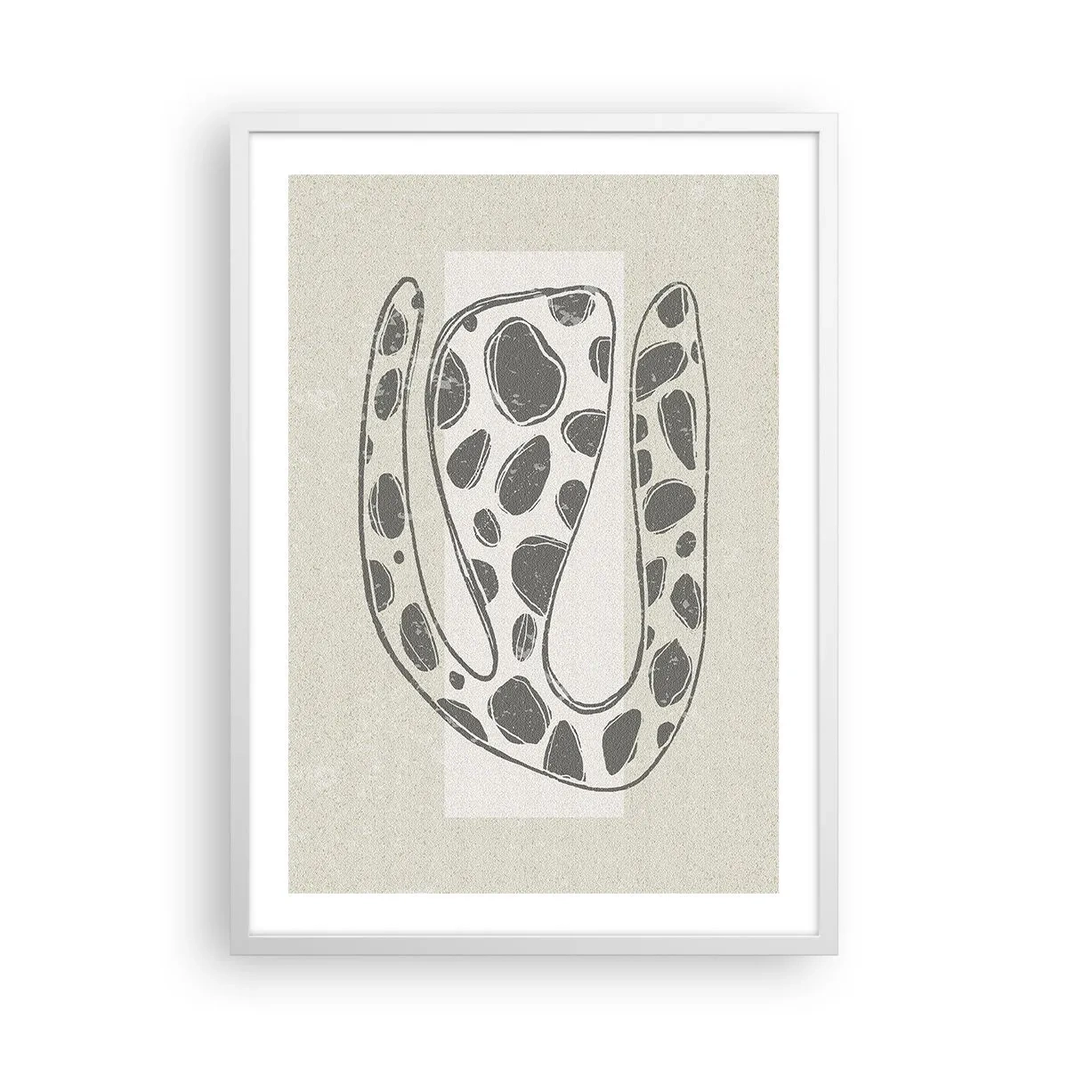 Póster en marco blanco - Una criatura extraña - 50x70 cm