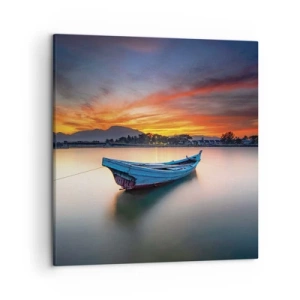 Cuadro sobre lienzo - Impresión de Imagen - Se avecina una buena noche - 50x50 cm