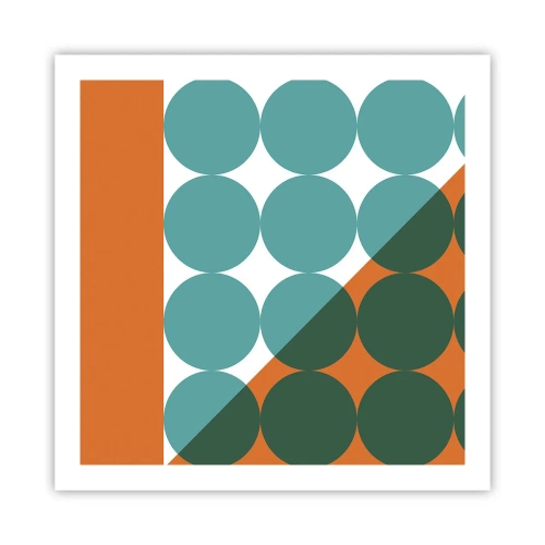 Póster - Hacia arriba y en diagonal - 60x60 cm