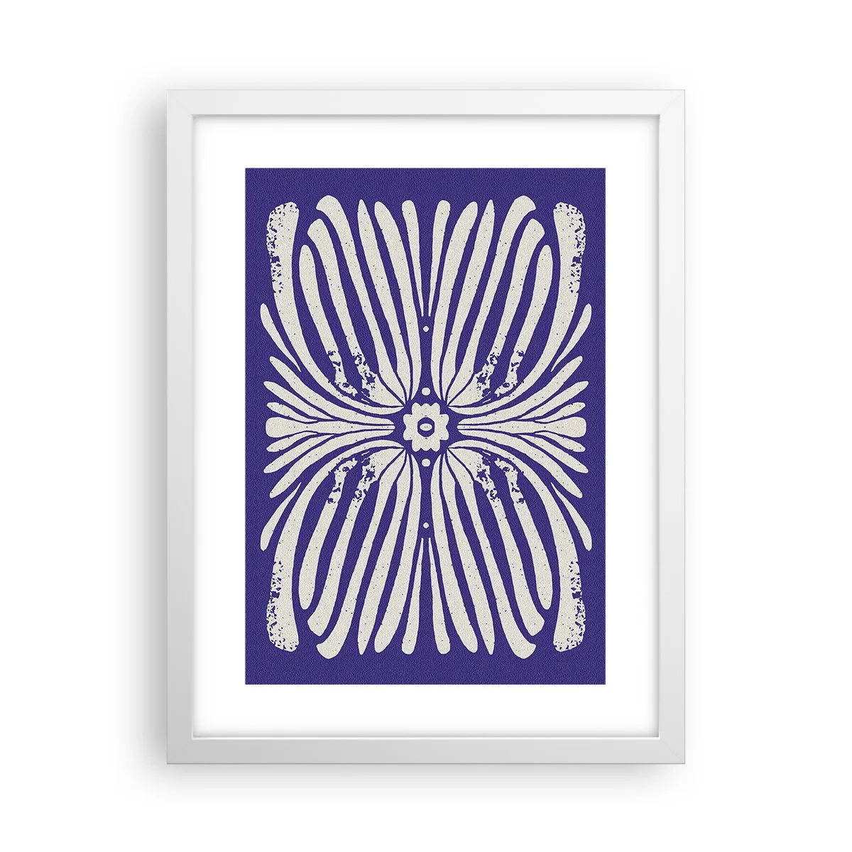 Póster en marco blanco - Inspiraciones étnicas - 30x40 cm