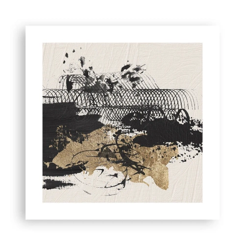 Póster - Composición con pasión - 40x40 cm