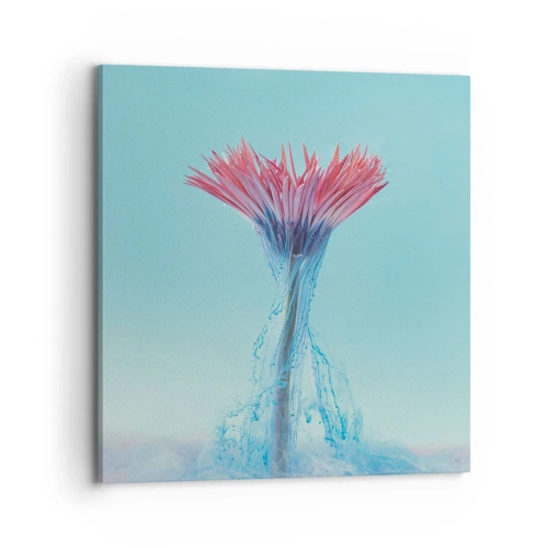 Cuadro sobre lienzo - Impresión de Imagen - En un abrazo vigorizante - 70x70 cm